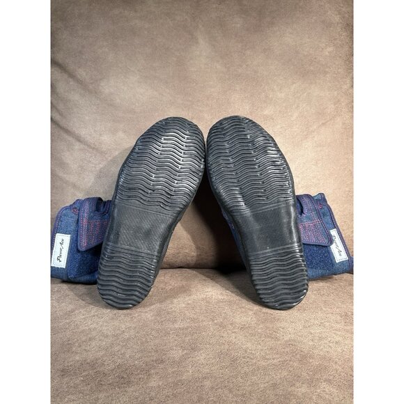 Rikio Tabi Safety Boots Power Ace High Guard Hg220 Sneakers DENIM BLUE SizeUS9.5 - Picture 4 of 6